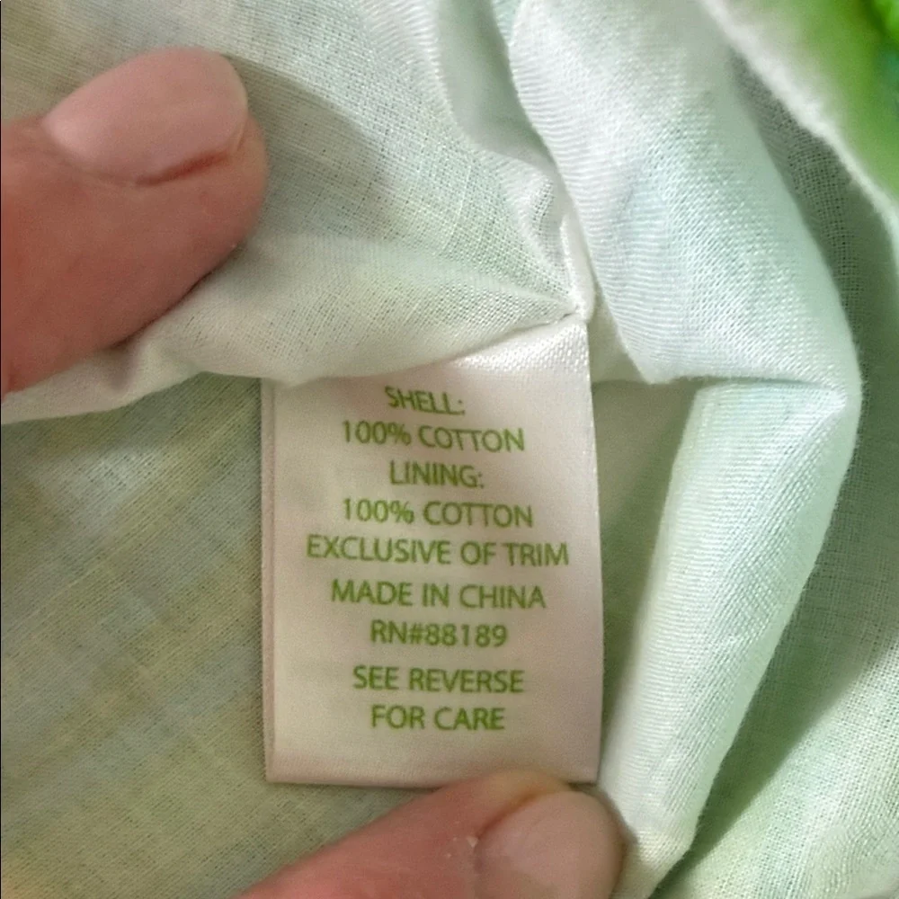 Lilly Pulitzer Tessa Shift Dress Size 00 in Green Sheen Fronds Place